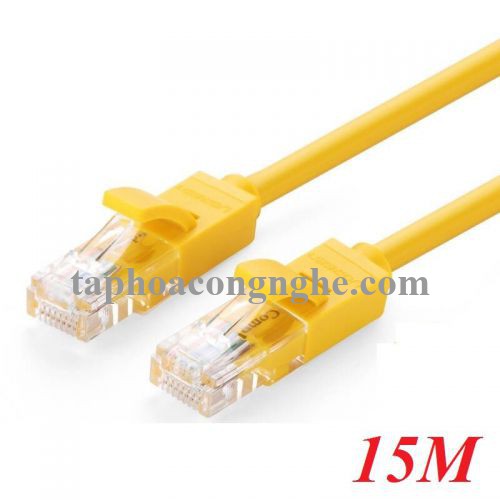 Ugreen 60815 15M màu Vàng Cáp mạng LAN CAT5E UTP NW103 30060815
